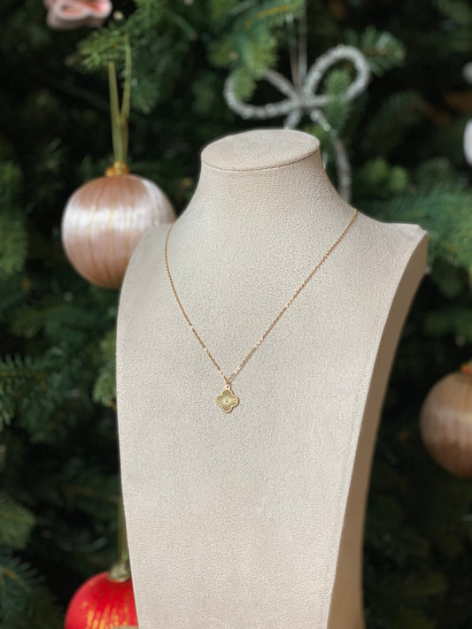 Holiday Clover Necklace