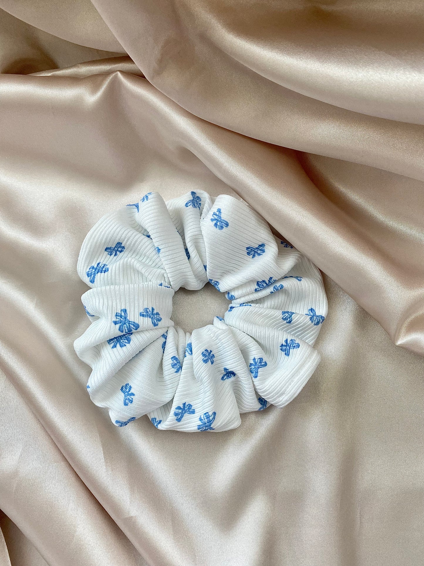 Bluebell Bow Scrunchie