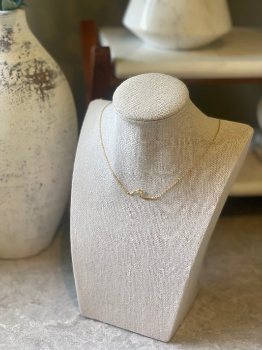 Large Wave Necklace