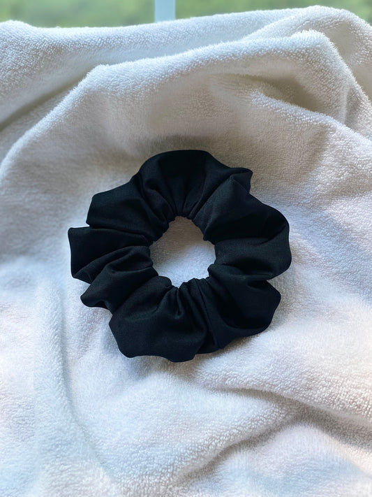 Black Swim Scrunchie