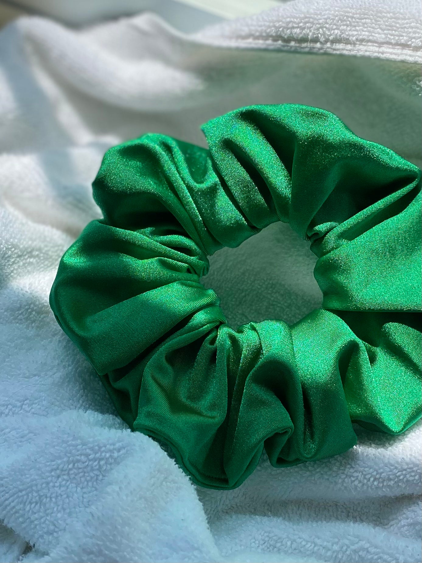 Pomodoro Green Swim Scrunchie